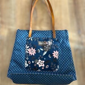 Matilda Jane Navy and Pink Floral Extra Large Tote